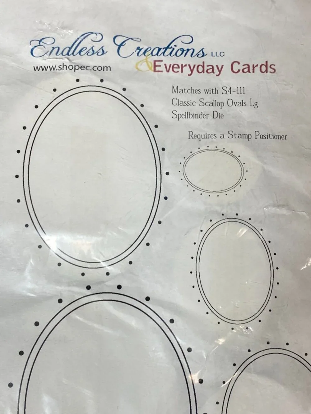 VTG Endless Creations Rubber Stamp 16pc Lot With Inkadinkado Acrylic Block
